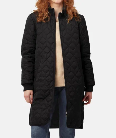 Ilse Jacobsen Quilted Coat In Black