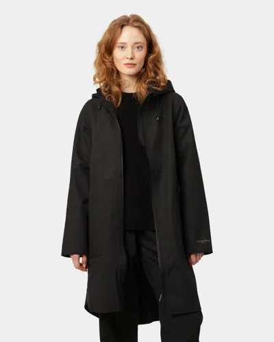 Ilse Jacobsen Rain Womens A-line Softshell Raincoat In Black