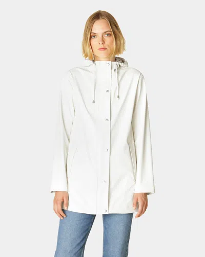 Ilse Jacobsen Rain Womens Short Rubberised Raincoat In Neutral