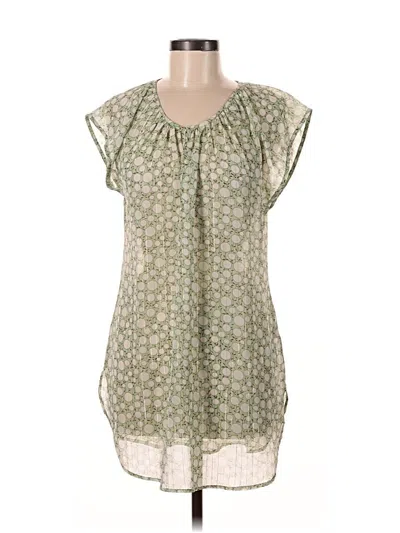 Pre-owned Ilse Jacobsen Short Sleeve Blouse In Green