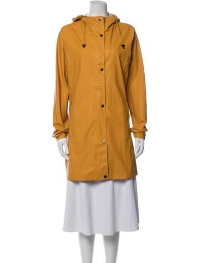 Pre-owned Ilse Jacobsen Silk Jacket In Yellow