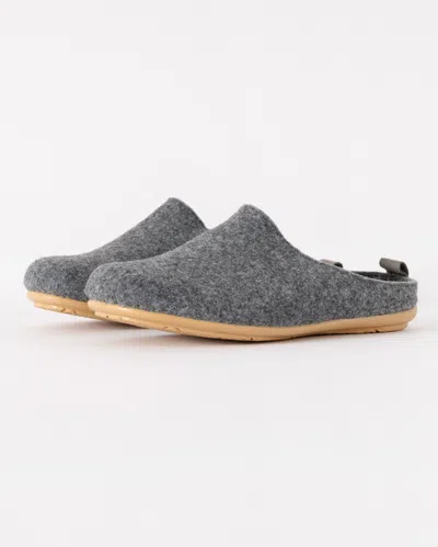 Ilse Jacobsen Snippy Womens Felt Slippers In Gray