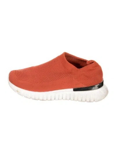 Pre-owned Ilse Jacobsen Sock Sneakers In Orange