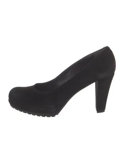 Pre-owned Ilse Jacobsen Suede Pumps In Black