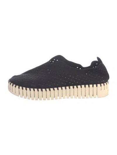 Pre-owned Ilse Jacobsen Suede Sneakers In Blue