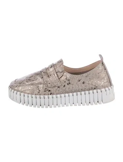Pre-owned Ilse Jacobsen Suede Sneakers In Gray