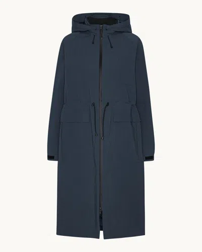 Ilse Jacobsen Thermal Womens Long Parka Raincoat In Multi