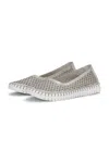 Ilse Jacobsen Tulip Ballet Flats In Silver In Silver