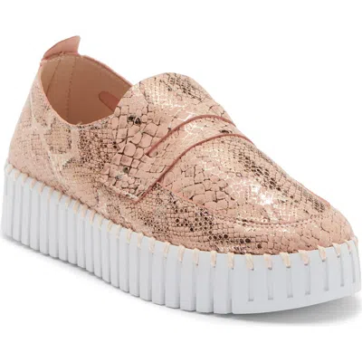 Ilse Jacobsen Tulip Slip-on Platform Loafer In Adobe Rose