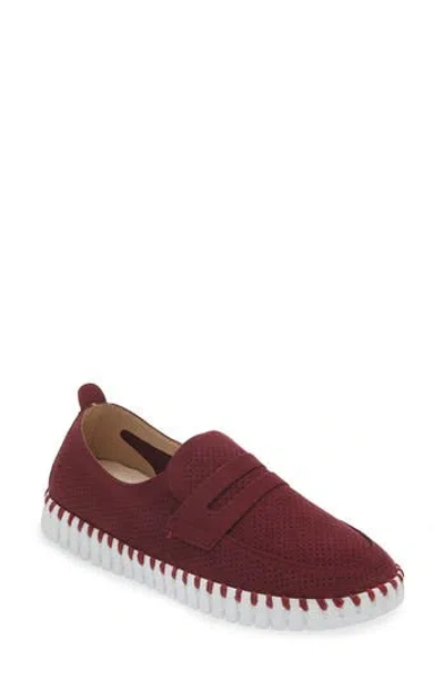 Ilse Jacobsen Tulipu Penny Loafer In Winetasting