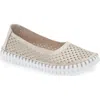 Ilse Jacobsen Tulipu Perforated Slip-on Sneaker In Silver