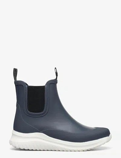 Ilse Jacobsen Unisex Ankle Rubber Boots In Orion Blue