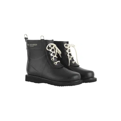 Ilse Jacobsen Women's Ankle Rubber Boots In Black