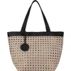 Ilse Jacobsen Women's Braid 02 Synthetic Shoulder Bag In Sandpile/black In Multi