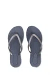 Ilse Jacobsen Women's Cheerful Glitter Flip Flops In Grey In Grey