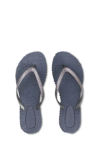 Ilse Jacobsen Women's Cheerful Glitter Flip Flops In Grey