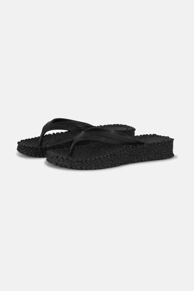 Ilse Jacobsen Women's Cheerful Wedge Flip Flop In Black