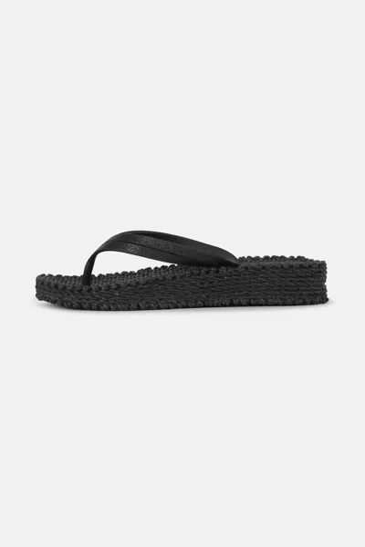 Ilse Jacobsen Women's Cheerful Wedge Flip Flop In Black