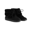 ILSE JACOBSEN WOMEN'S FAUX FUR BOOTS IN BLACK