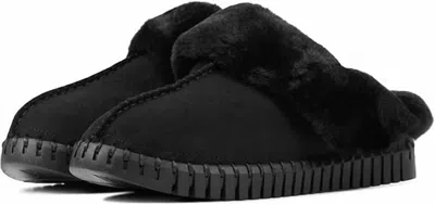 Ilse Jacobsen Women's Faux Suede Tulip Slipper In Black