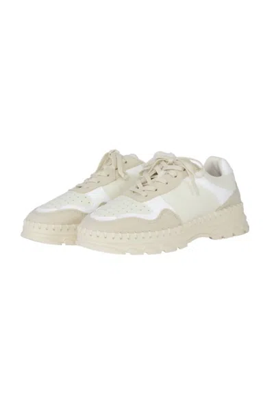 Ilse Jacobsen Women's Lily Lace Up Sneaker In White In Gray