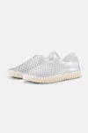 Ilse Jacobsen Women's Metallic Tulip Slip-on In Silver