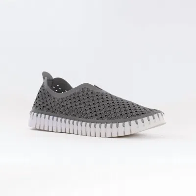 ILSE JACOBSEN WOMEN'S NUBUCK UPPER TULIP SHOES IN GREY