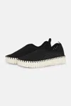 Ilse Jacobsen Women's Platform Tulip Slip-on In Black