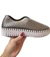 Ilse Jacobsen Women's Platform Tulip Slip On Sneaker In Grey