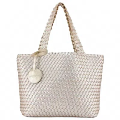 Ilse Jacobsen Women's Reversible Tote Bag In Platin Silver