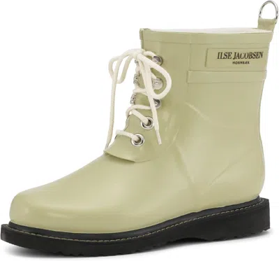 Pre-owned Ilse Jacobsen Women's Rub2 Boot In Olive Grass