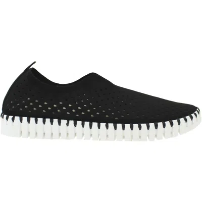 Ilse Jacobsen Tulip 139 Perforated Slip-on Sneaker In Black