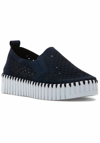 Ilse Jacobsen Women's Tulip 141 Sneakers In Dark Indigo In Animal Print