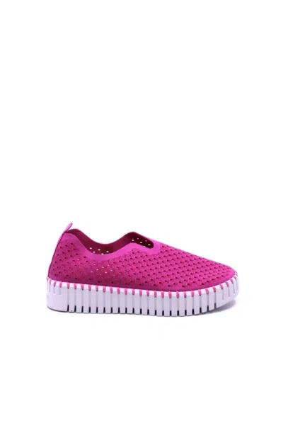 Ilse Jacobsen Women's Tulip 3373 Platform Shoes In Rose Violet In Multi