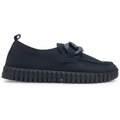 Ilse Jacobsen Women's Tulip 3884 Loafer In Dark Indigo In Purple
