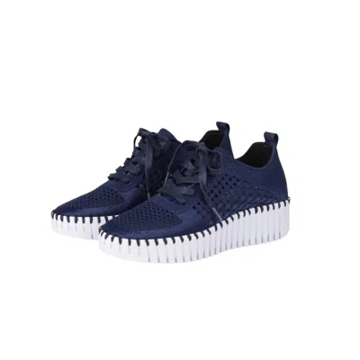 Ilse Jacobsen Women's Tulip 4271 Sneaker In Indigo In Multi
