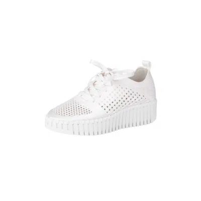 Ilse Jacobsen Women Tulip Lace Up Sneaker 4271 In White