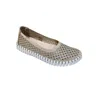 Ilse Jacobsen Tulip Ballet Flats In Silver In Silver
