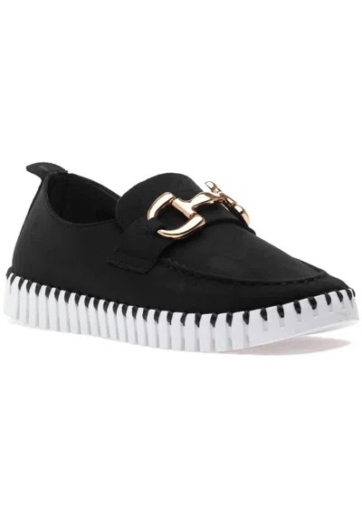 Ilse Jacobsen Women's Tulip Buckle Flat Shoes In Black