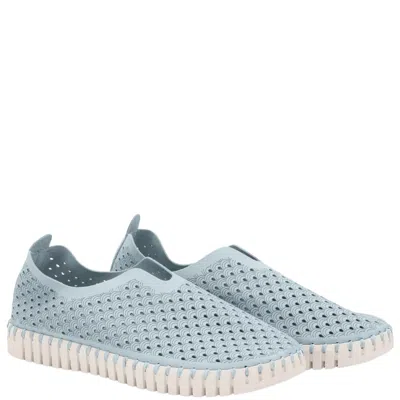 Ilse Jacobsen Women's Tulip Casual Slip-on Shoes In Ash Blue In Multi