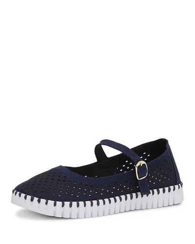Ilse Jacobsen Women's Tulip Mary Jane Ballet Flats In Dark Indigo