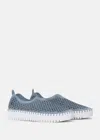 Ilse Jacobsen Tulip 139 Perforated Slip-on Sneaker In Blue