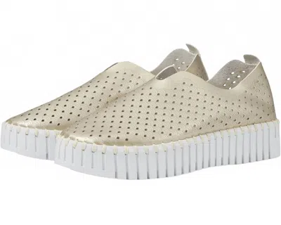 Ilse Jacobsen Women's Tulip Perforated Slip-on Sneaker In Gold