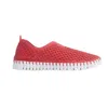 Ilse Jacobsen Women's Tulip Perforated Slip-on Sneaker In Raspberry In Multi