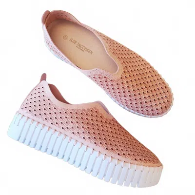 Ilse Jacobsen Women's Tulip Platform Sneaker In Adobe Rose In Pink