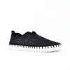 Ilse Jacobsen Women's Tulip Slip On Sneaker In Black In Black