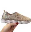Ilse Jacobsen Women's Tulip Slip On Sneaker In Wheat Metallic