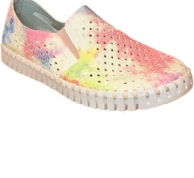 Ilse Jacobsen Women's Tulip Tye Dye Sneakers In Geranium In Neutral