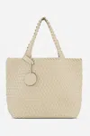 Ilse Jacobsen Women's Woven Vegan Tote In Cream Platin In Multi