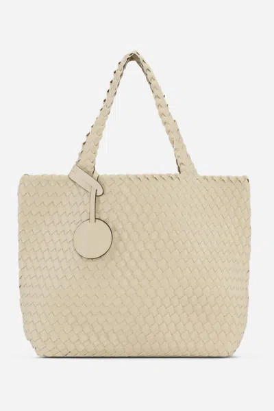 Ilse Jacobsen Women's Woven Vegan Tote In Cream Platin In Multi